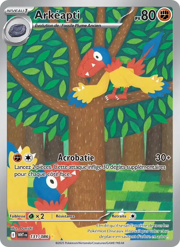 Carte Pokémon Arkéapti #131 — Flamme Blanche