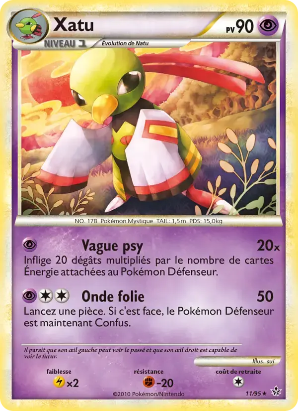 Carte Pokémon Xatu #11 — Déchaînement