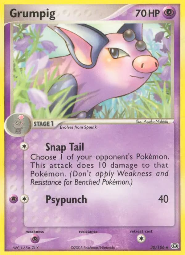 Grumpig #30 — Emerald