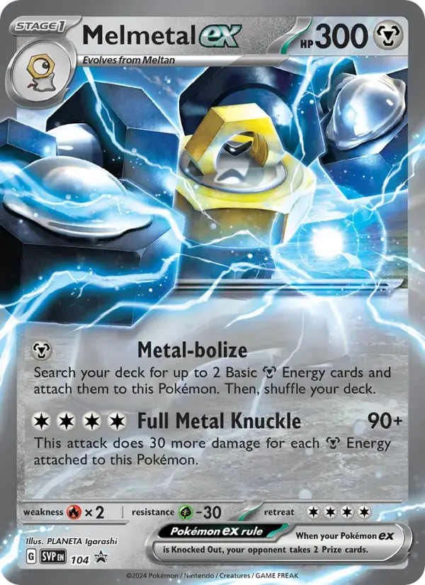 Melmetal ex #104 — Scarlet & Violet Promos