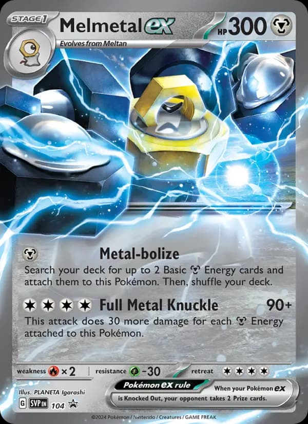 Melmetal ex #104 — Scarlet & Violet Promos