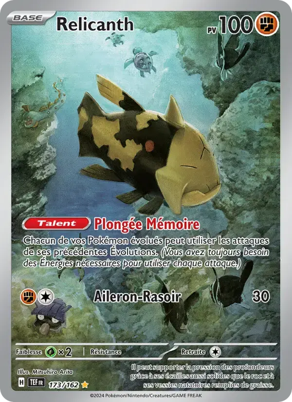 Carte Pokémon Relicanth #173 — Forces Temporelles