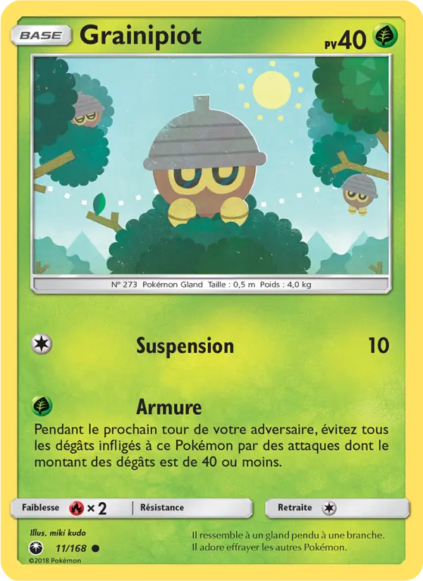 Carte Pokémon Grainipiot #11 — Tempête Céleste
