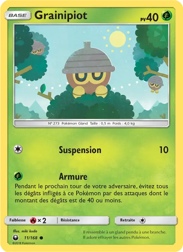 Carte Pokémon Grainipiot #11 — Tempête Céleste