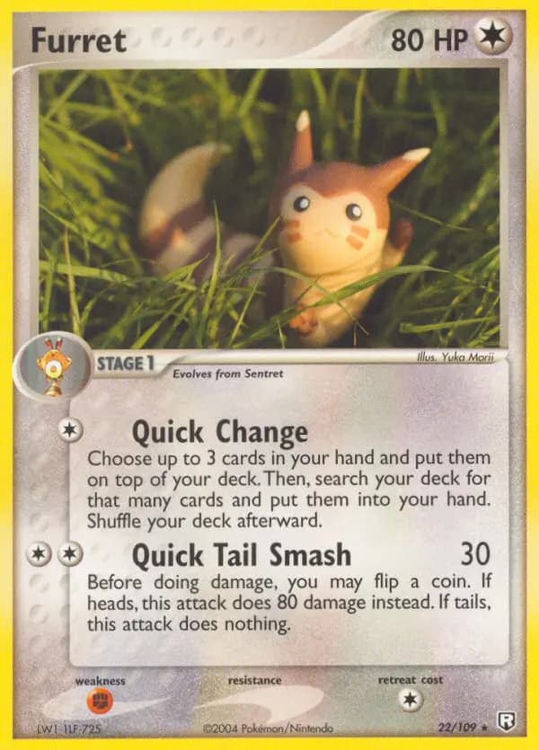 Furret #22 — EX Team Rocket Returns