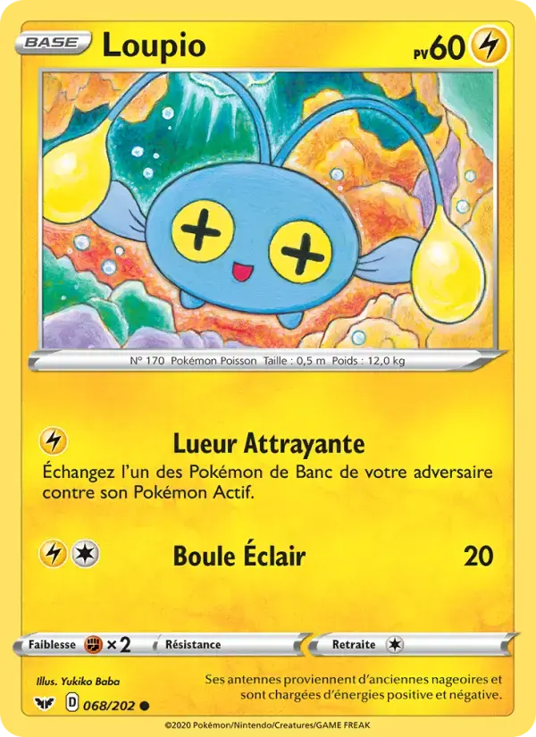 Carte Pokémon Loupio #68 — Épée et Bouclier