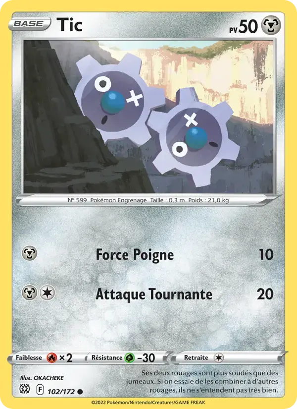 Carte Pokémon Tic #102 — Stars Étincelantes
