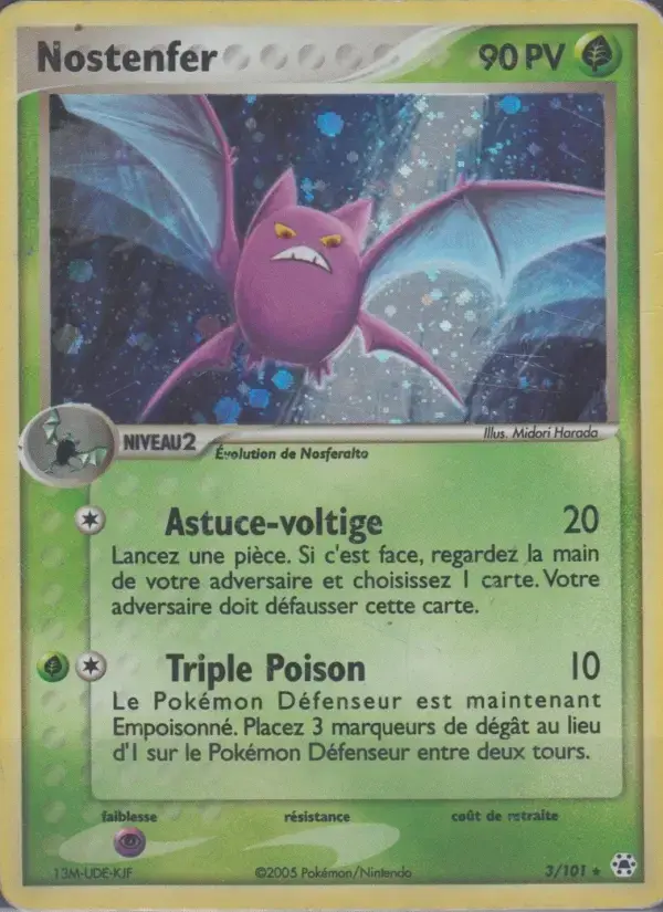 Carte Pokémon Nostenfer #3 — Légendes Oubliées