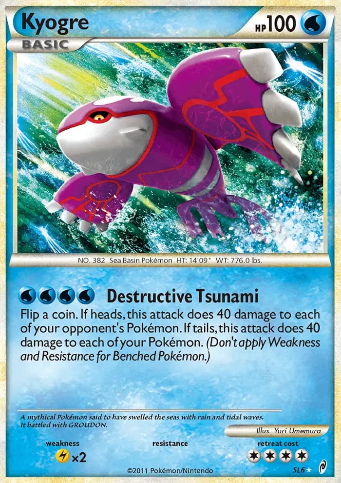 Carte Pokémon Kyogre #101 — L'Appel des Légendes