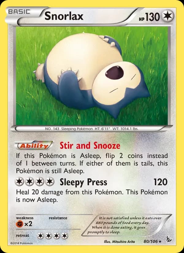 Snorlax #80 — Flashfire