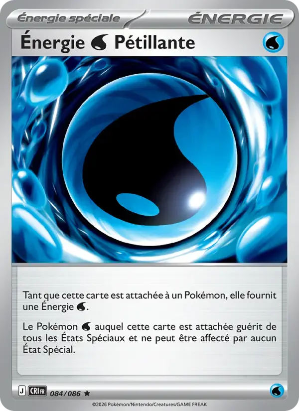 Carte Pokémon Énergie Pétillante #084 — Chaos Ascendant