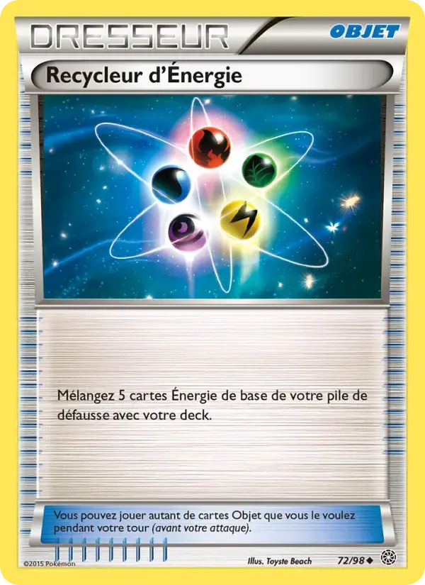 Carte Pokémon Recycleur d'Énergie #72 — Origines Antiques