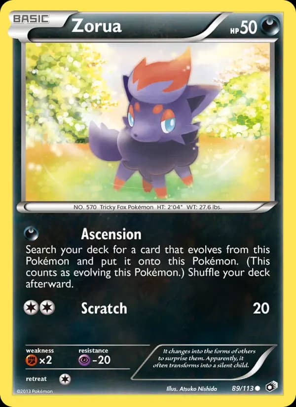 Zorua #89 — Legendary Treasures