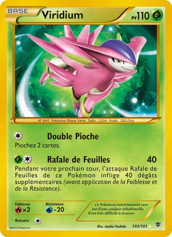 Carte Pokémon Viridium #103 — Explosion Plasma
