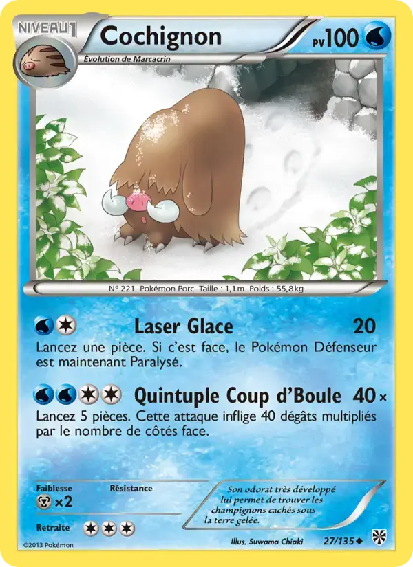 Carte Pokémon Cochignon #27 — Tempête Plasma