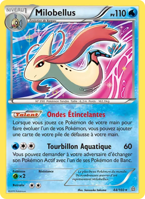 Carte Pokémon Milobellus #44 — Primo-Choc