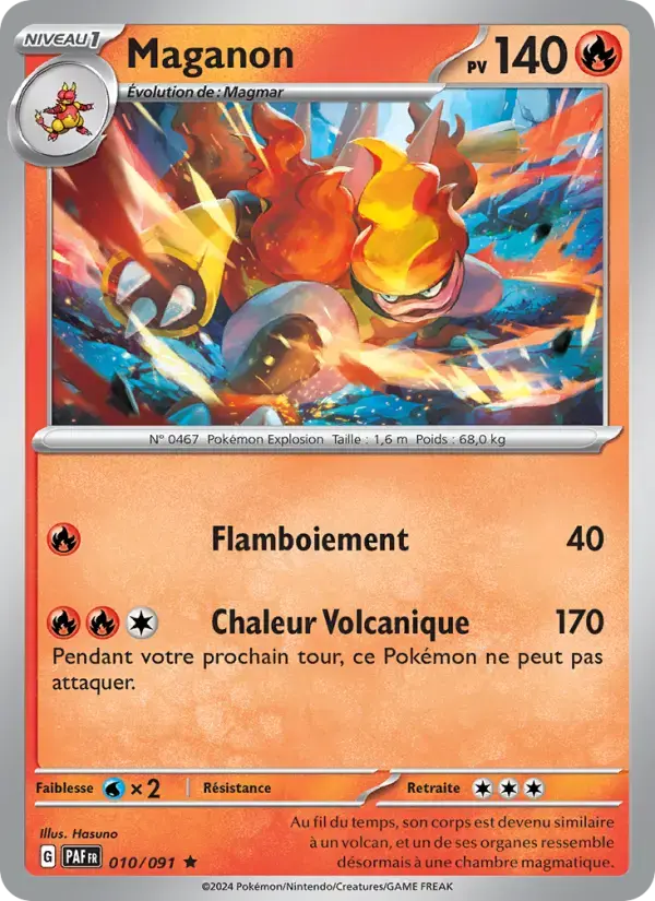 Carte Pokémon Maganon #010 — Destinées de Paldea