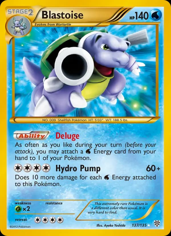 Blastoise #137 — Plasma Storm