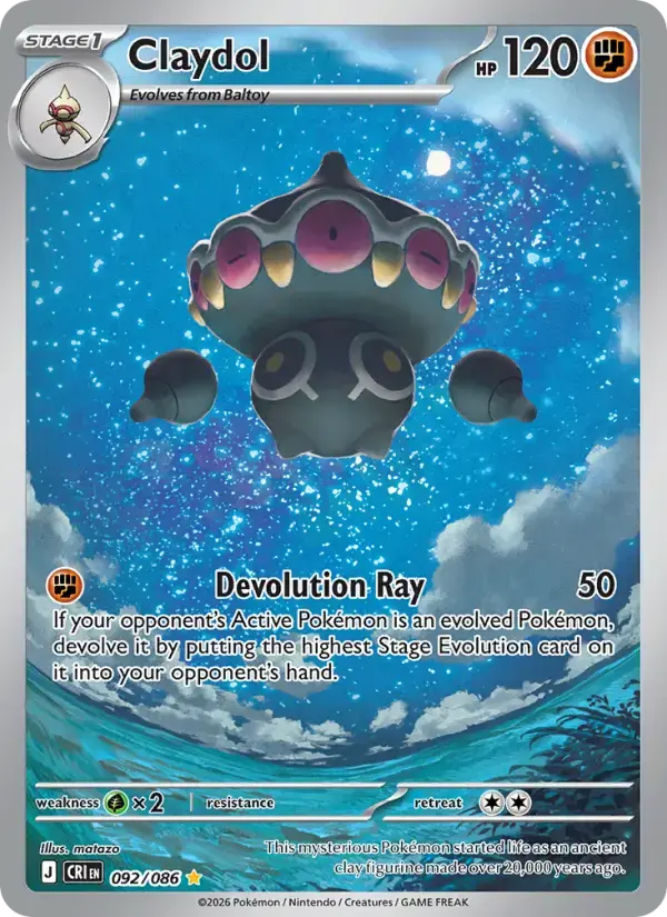 Claydol #092 — Chaos Rising