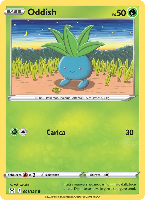 Carte Pokémon Mystherbe #001 — Origine Perdue