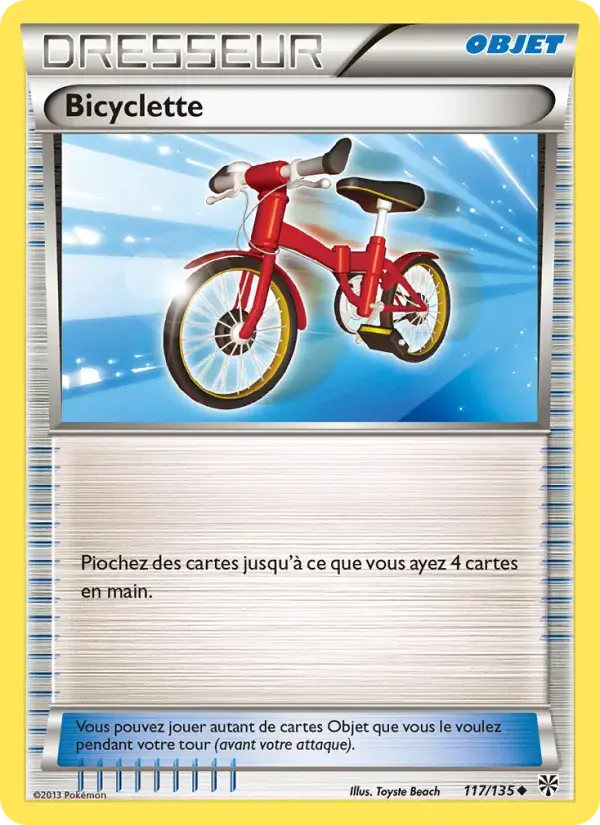 Carte Pokémon Bicyclette #117 — Tempête Plasma