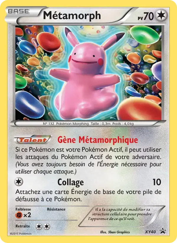 Carte Pokémon Métamorph #XY40 — Promos X&Y