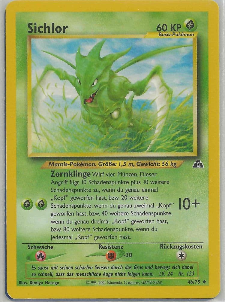 Carte Pokémon Insécateur #46 — Neo Discovery