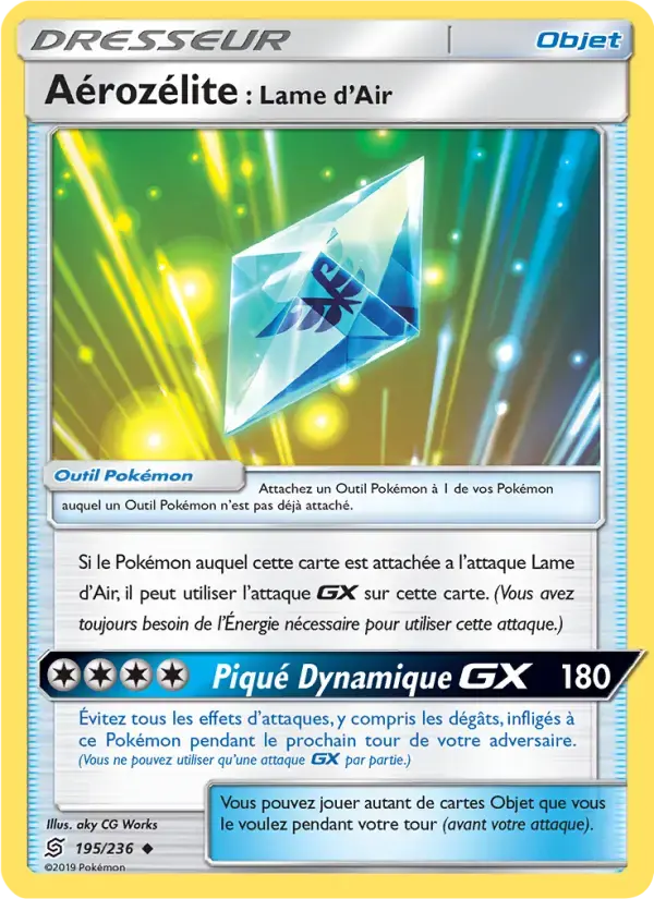 Carte Pokémon Aérozélite : Lame d’Air #195 — Harmonie des Esprits
