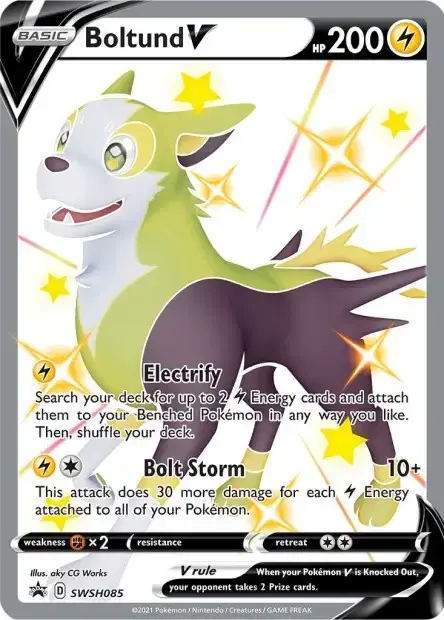 Carte Pokémon Fulgudog-V #SWSH085 — Jumbo