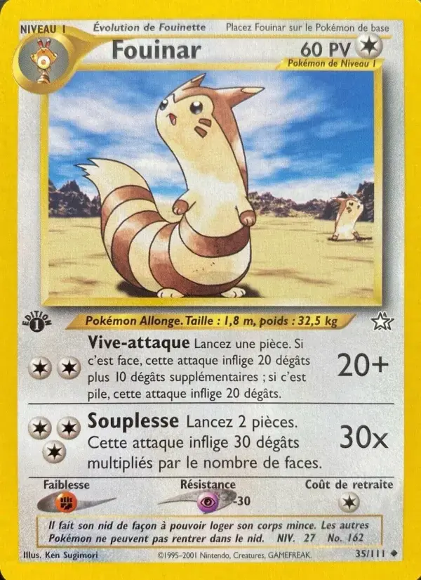 Carte Pokémon Fouinar #35 — Neo Genesis