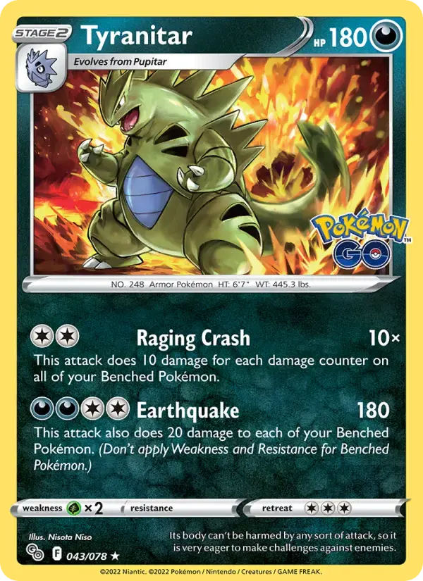 Tyranitar #043 — Pokémon GO