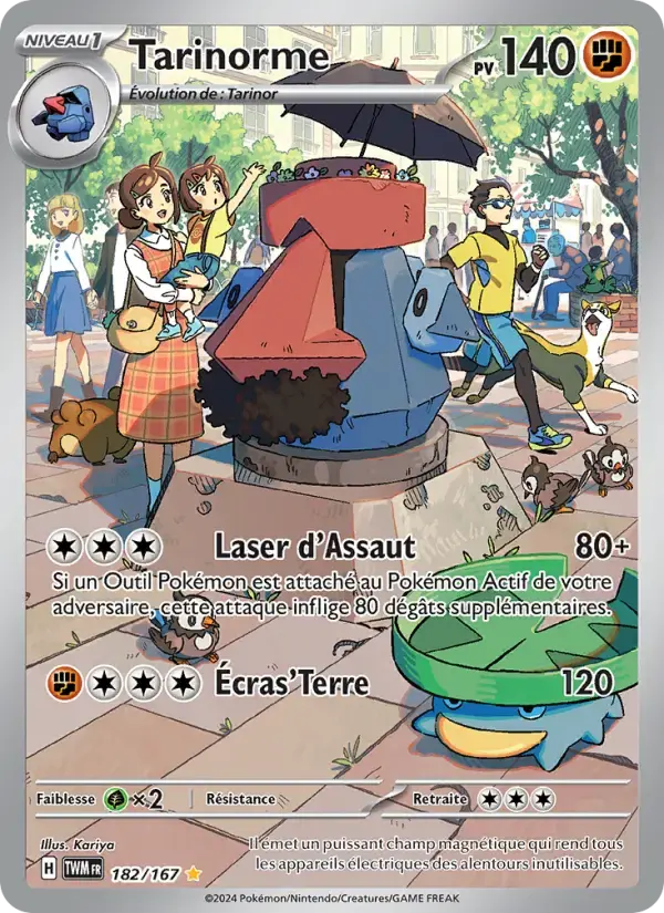 Carte Pokémon Tarinorme #182 — Mascarade Crépusculaire