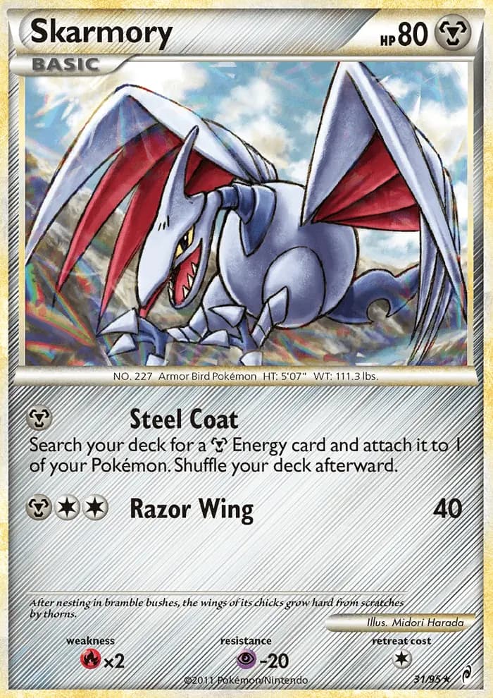 Carte Pokémon Airmure #31 — L'Appel des Légendes