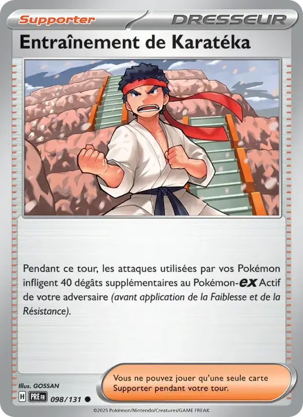 Carte Pokémon Entraînement de Karatéka #098 — Évolutions Prismatiques
