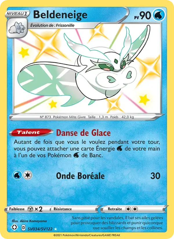 Carte Pokémon Beldeneige #SV034 — Destinées Radieuses