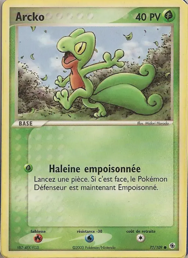 Carte Pokémon Arcko #75 — Rubis & Saphir