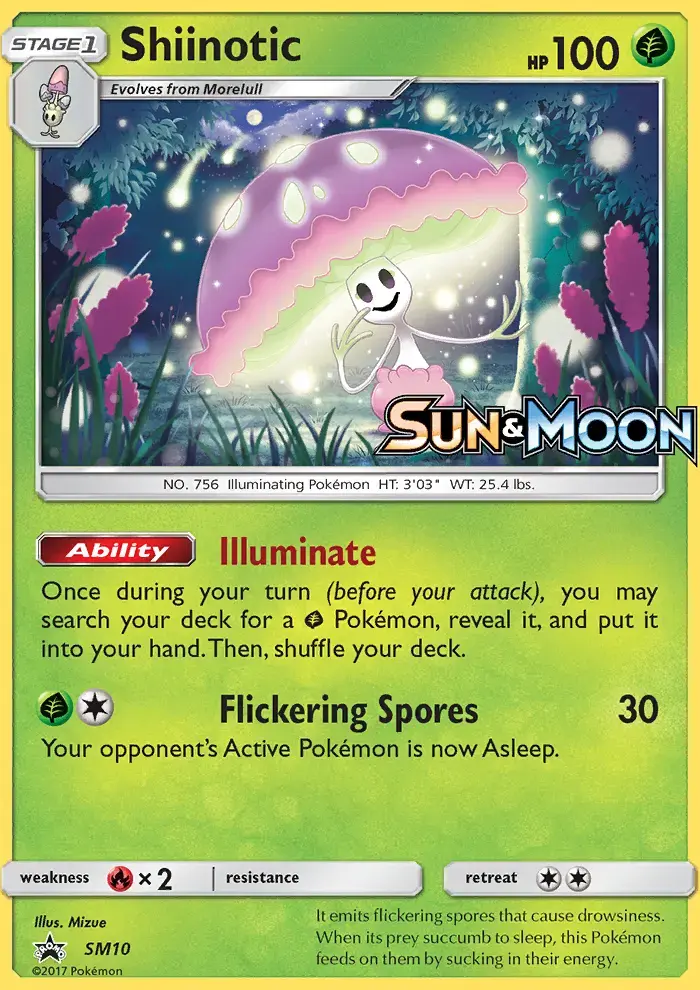 Shiinotic #SM10 — Sun & Moon Promos