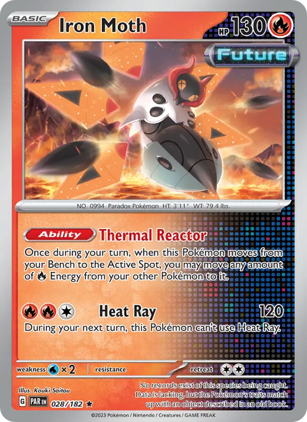 Carte Pokémon Mite-de-Fer #028 — Faille Paradoxe