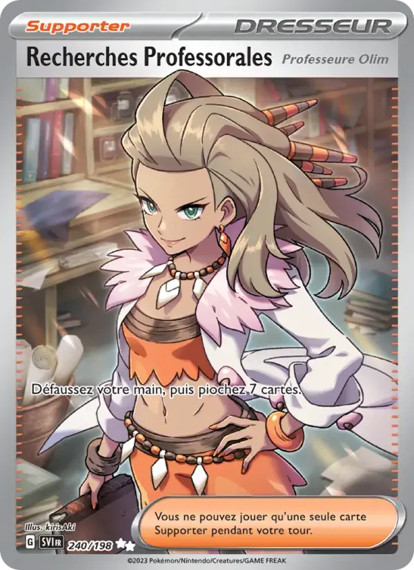 Carte Pokémon Recherches Professorales #240 — Écarlate et Violet