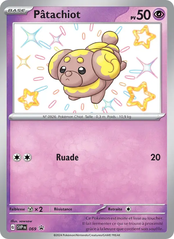 Carte Pokémon Pâtachiot #069 — Promos Écarlate et Violet