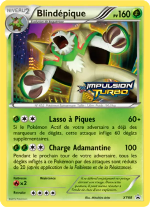 Carte Pokémon Blindépique #XY68 — Promos X&Y