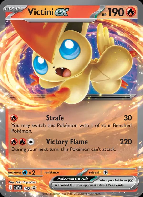 Victini ex #142 — Scarlet & Violet Promos