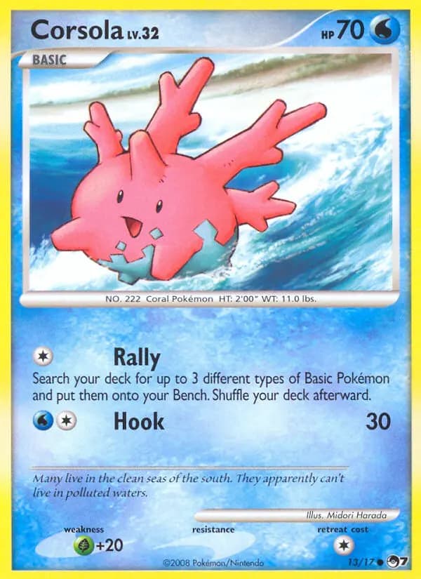 Corsola #13 — POP 7