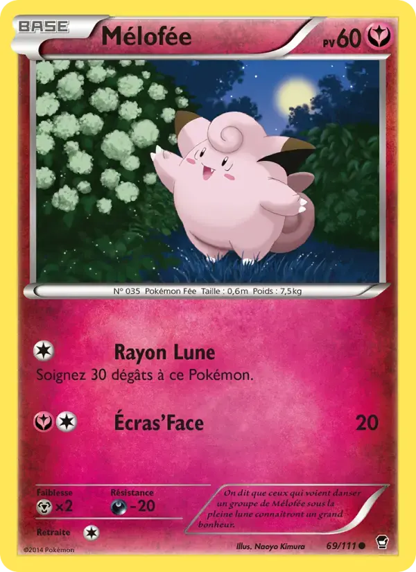 Carte Pokémon Mélofée #69 — Poings Furieux