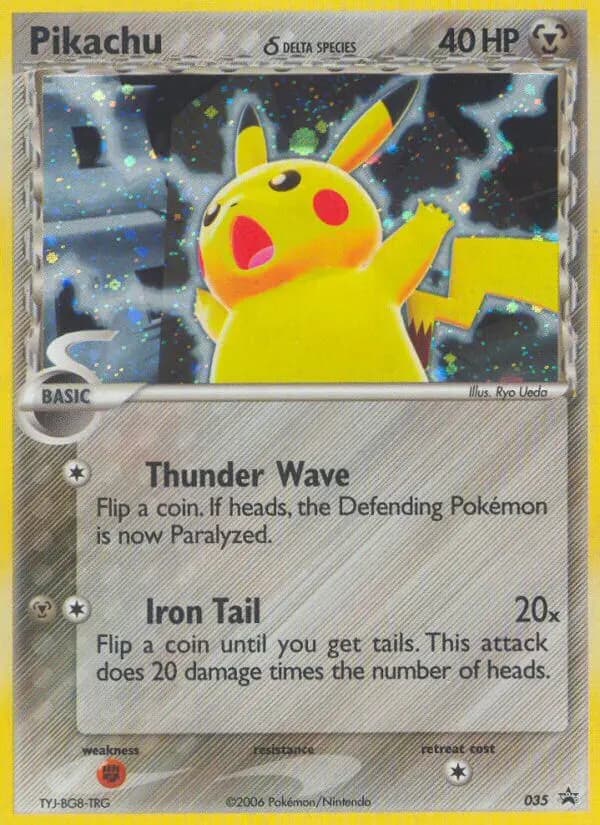 Pikachu δ #35 — Nintendo Black Star Promos