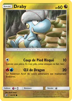 Carte Pokémon Draby #42 — Majesté des Dragons