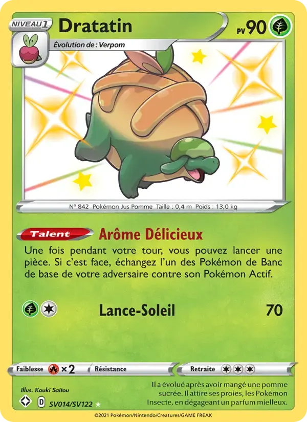 Carte Pokémon Dratatin #SV014 — Destinées Radieuses