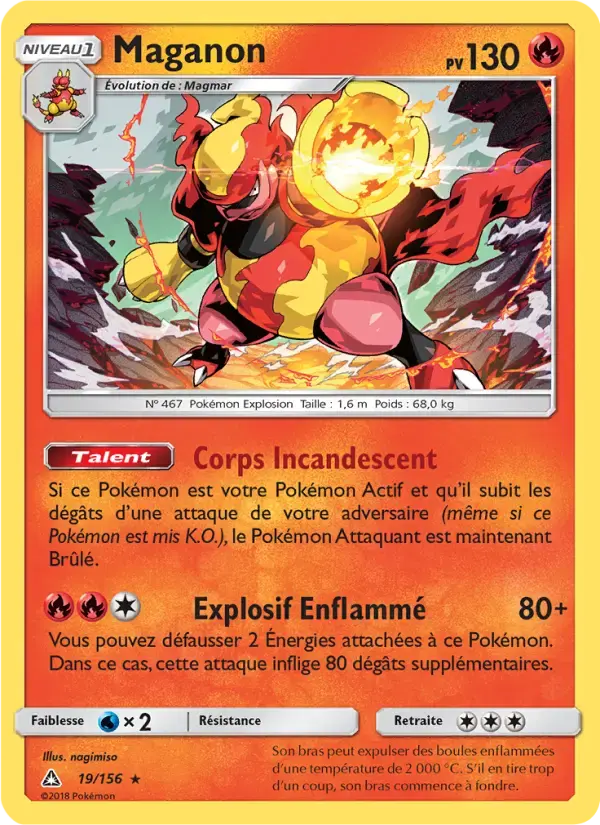Carte Pokémon Maganon #19 — Ultra-Prisme