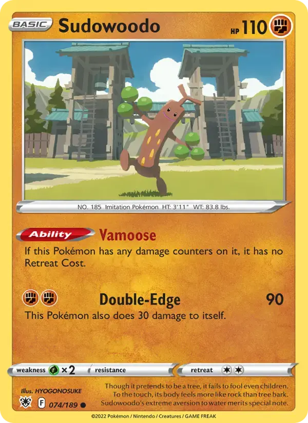 Sudowoodo #074 — Astral Radiance