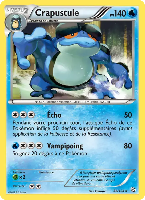 Carte Pokémon Crapustule #36 — Dragons Exaltés